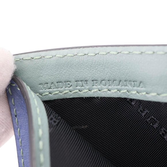 Burberry  Haymarket Check Canvas Wallet Blue - Picture 15 of 15